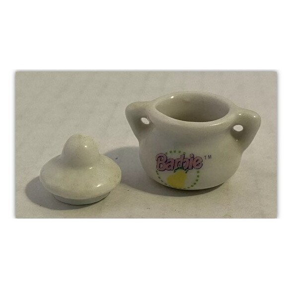 1994 Mattel Barbie China Sugar Dish Replacement Tea Set Piece - Picture 1 of 4
